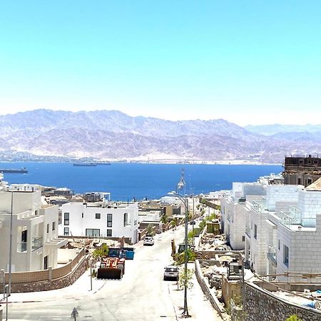 Stunning Penthouse With Sea Views And Private Heated Pool Appartement Eilat Buitenkant foto