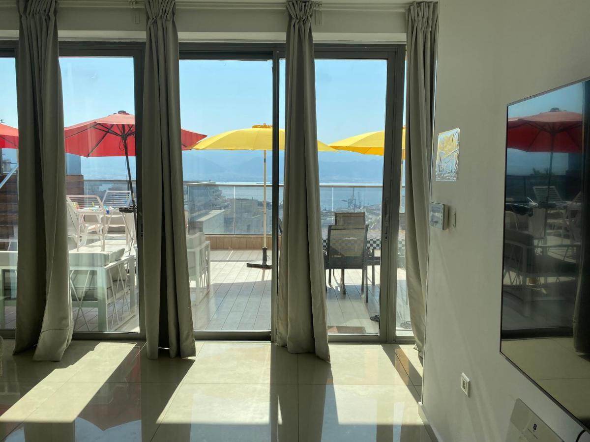 Stunning Penthouse With Sea Views And Private Heated Pool Appartement Eilat Buitenkant foto