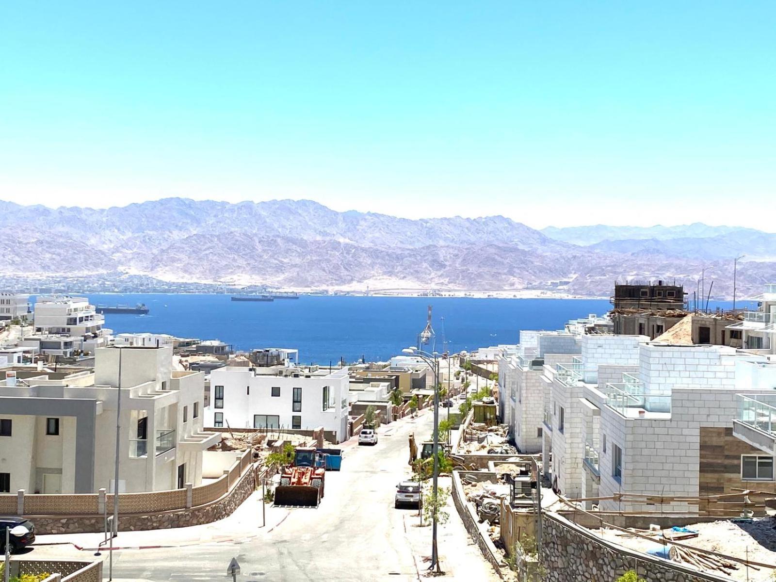 Stunning Penthouse With Sea Views And Private Heated Pool Appartement Eilat Buitenkant foto