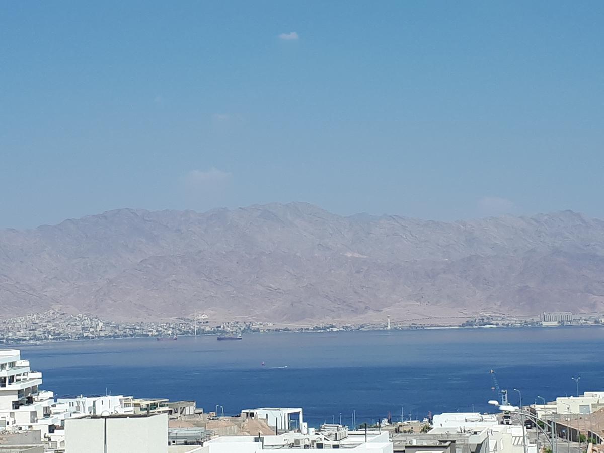 Stunning Penthouse With Sea Views And Private Heated Pool Appartement Eilat Buitenkant foto
